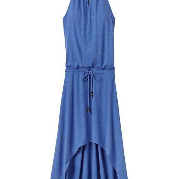 Athleta Malti Patio Maxi Dress Blue  Size Small 983210 - Picture 2 of 8